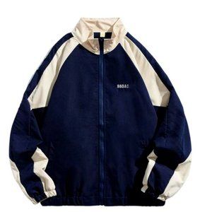 Unisex Jacket Non-Fading Keep Warm Super Soft Unisex Baseball Bomber Jacket